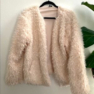 Faux fur jacket